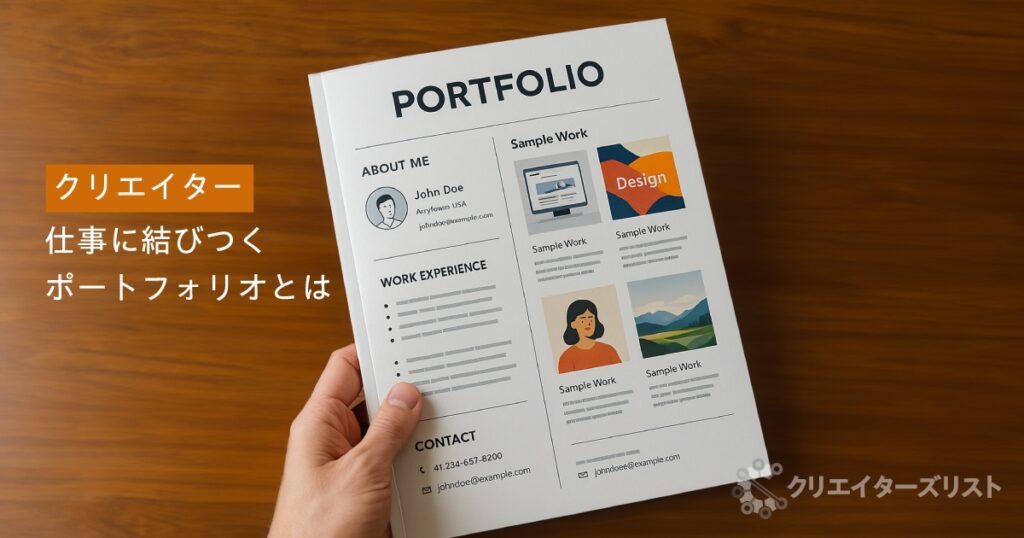 クリエイターのポートフォリオは作品集ではない。仕事につながるポートフォリオの作り方とは